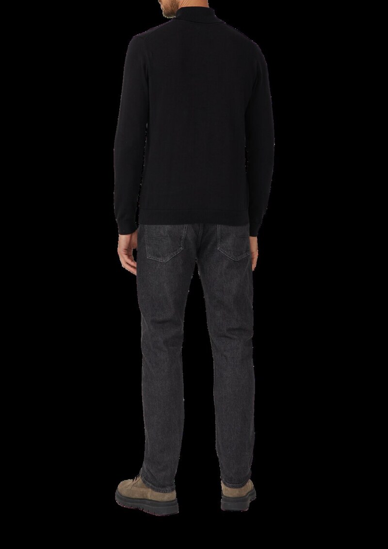 Rollkragenpullover aus reiner Baumwolle