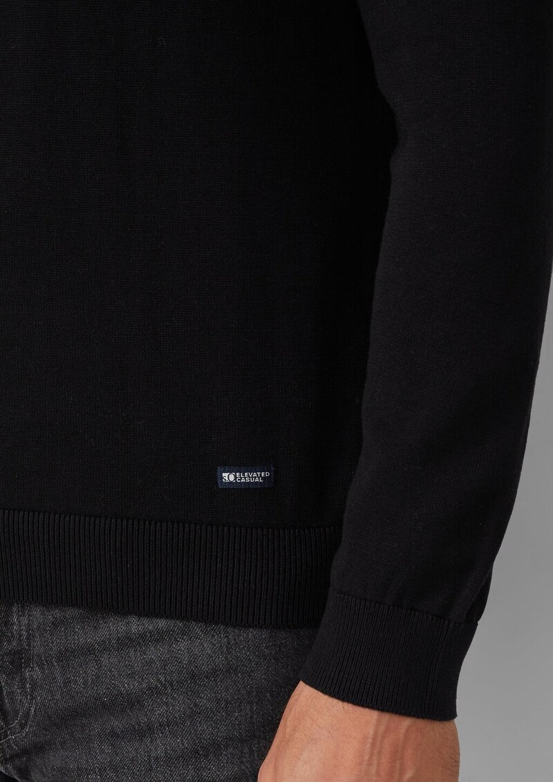 Rollkragenpullover aus reiner Baumwolle