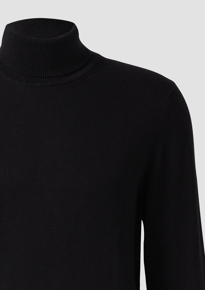 Rollkragenpullover aus reiner Baumwolle