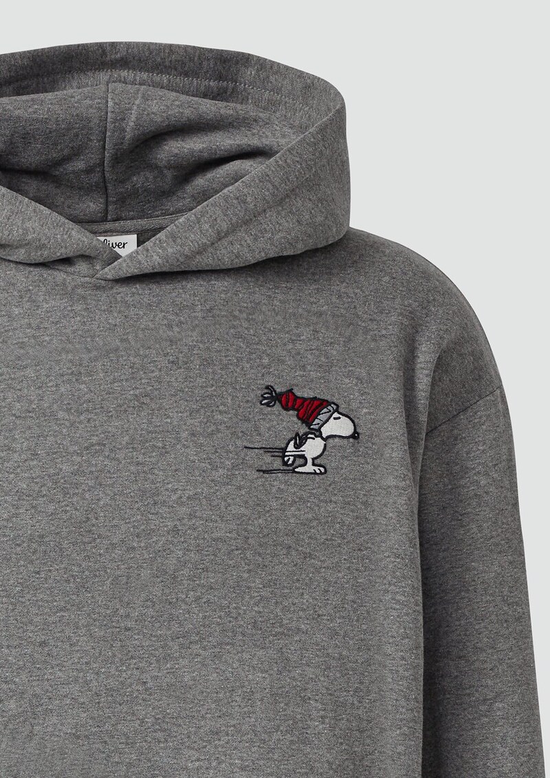 Kapuzen-Sweatshirt im Relaxed Fit mit Peanuts®-Artwork