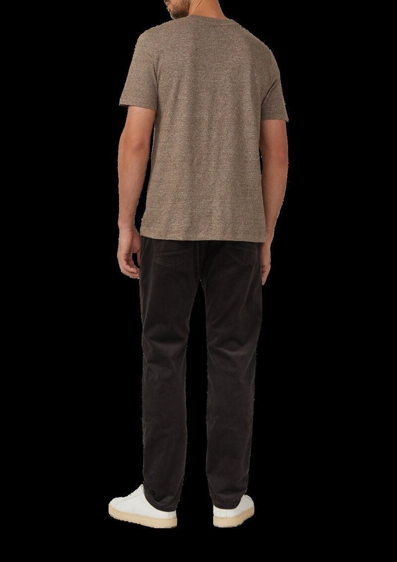 Meliertes T-Shirt aus reiner Baumwolle