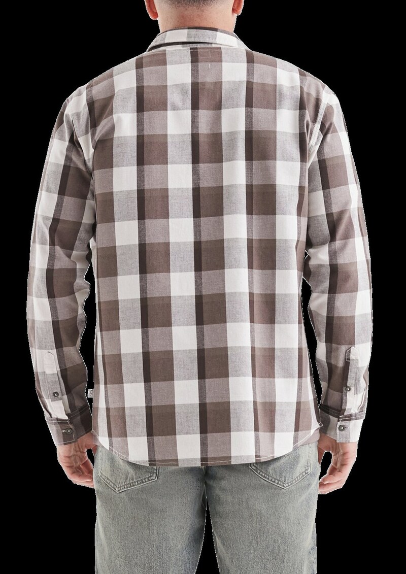Regular Fit: Kariertes Flanellhemd