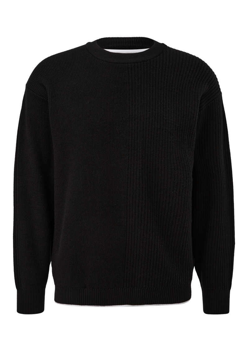 Strickpullover mit Layering