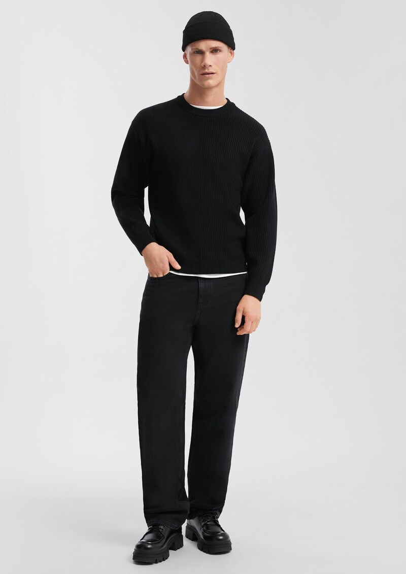 Strickpullover mit Layering