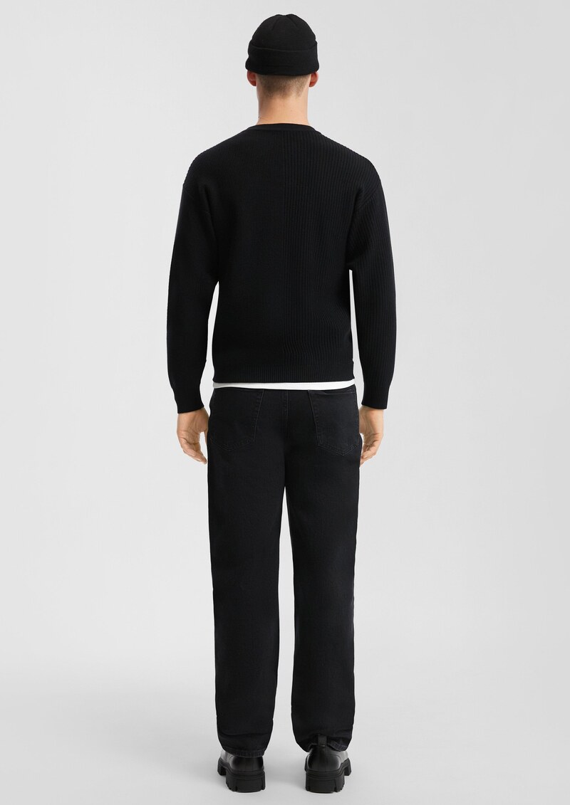 Strickpullover mit Layering