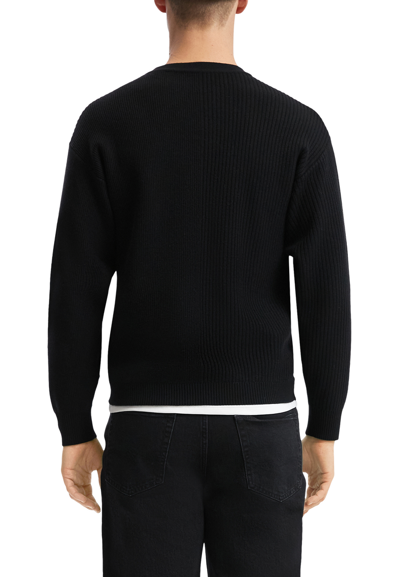 Strickpullover mit Layering