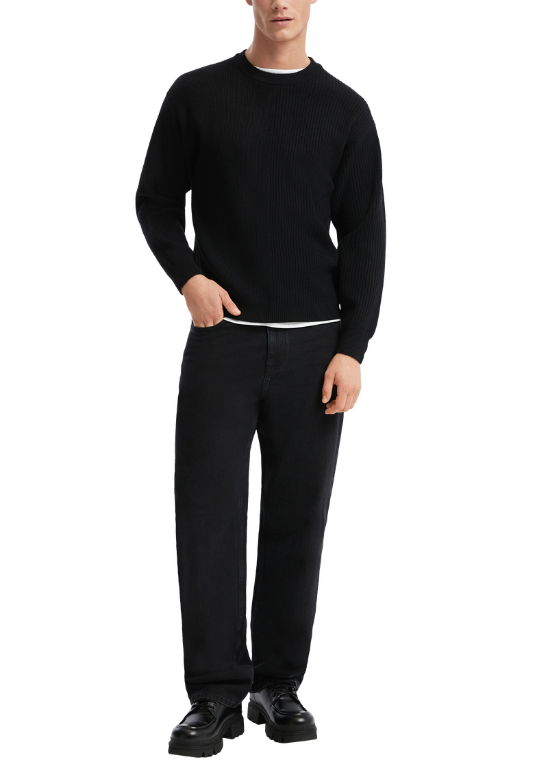 Strickpullover mit Layering