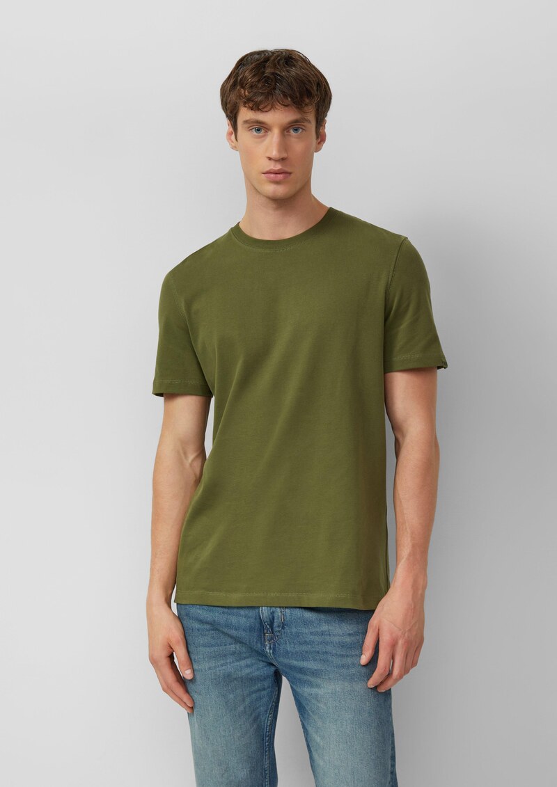 Softes T-Shirt aus Heavy Jersey mit Label-Details