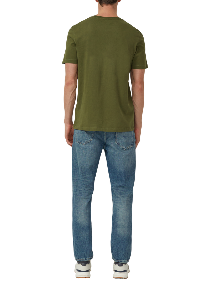 Softes T-Shirt aus Heavy Jersey mit Label-Details