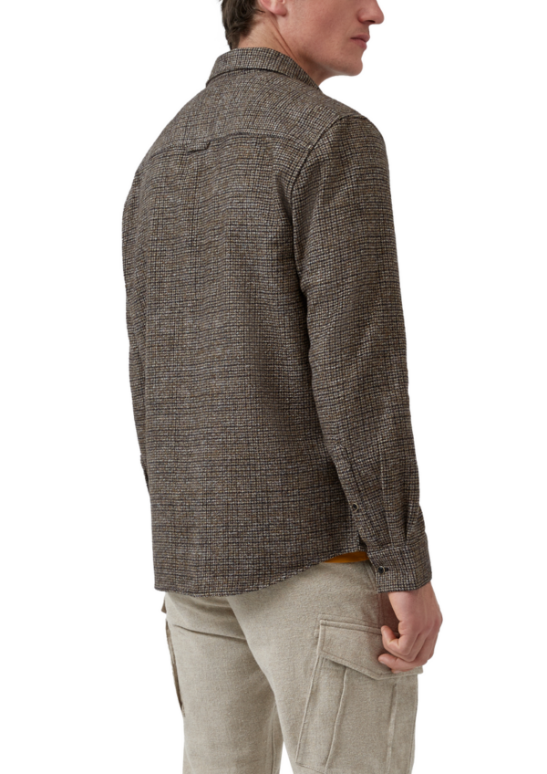 Regular Fit: Flanellhemd mit Button-Down-Kragen