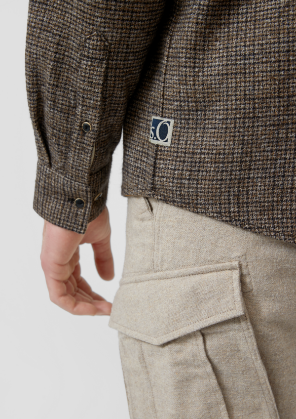Regular Fit: Flanellhemd mit Button-Down-Kragen