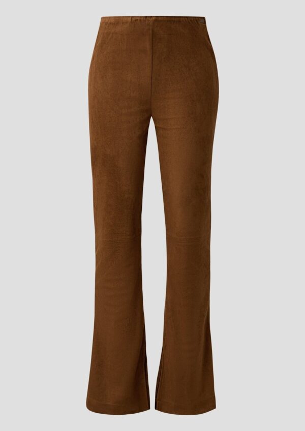 Hose in Wildlederoptik