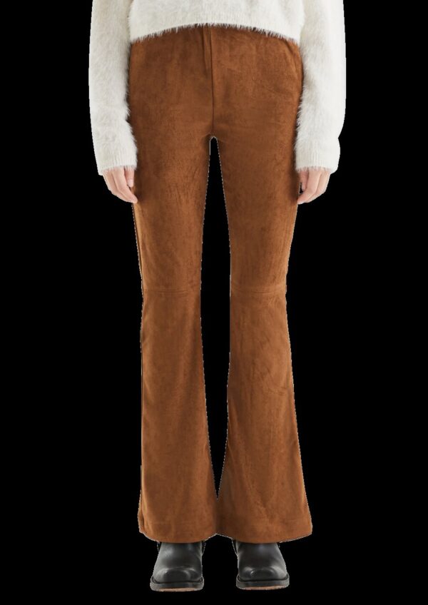 Hose in Wildlederoptik