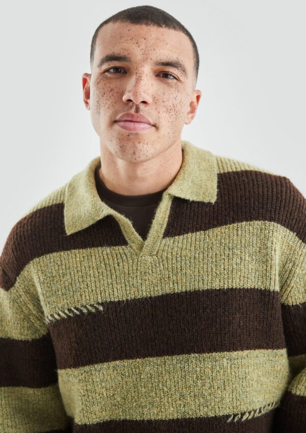 Pullover mit Blockstreifen