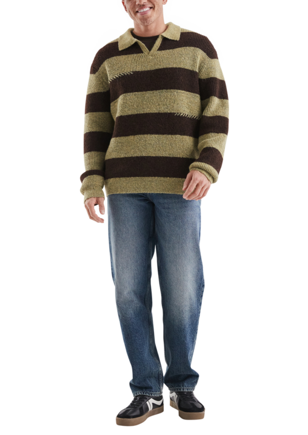 Pullover mit Blockstreifen