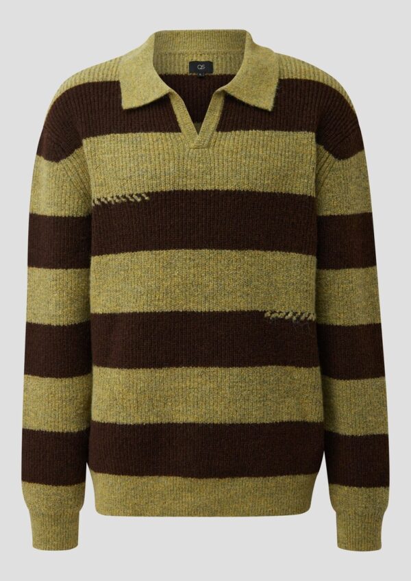 Pullover mit Blockstreifen