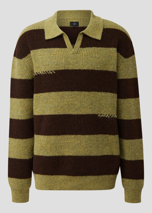 Pullover mit Blockstreifen