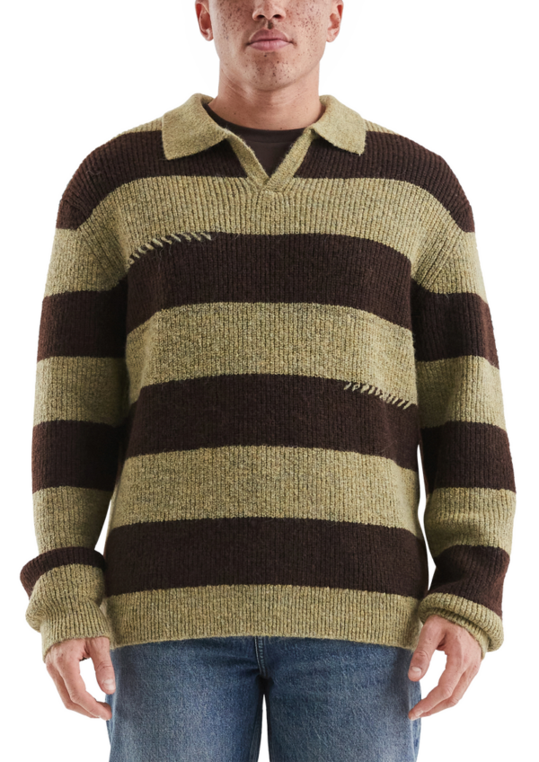 Pullover mit Blockstreifen