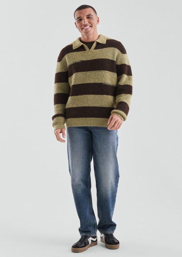 Pullover mit Blockstreifen