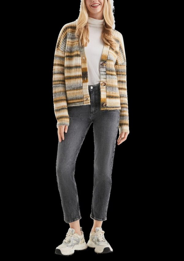 Weiche Strickjacke in Multimelange Optik