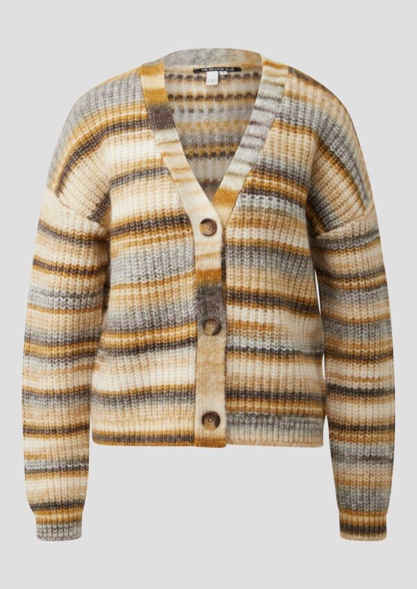 Weiche Strickjacke in Multimelange Optik
