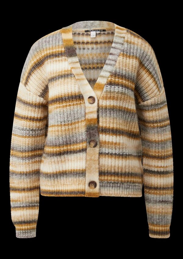 Weiche Strickjacke in Multimelange Optik