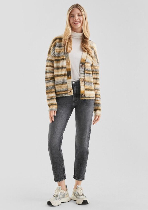Weiche Strickjacke in Multimelange Optik