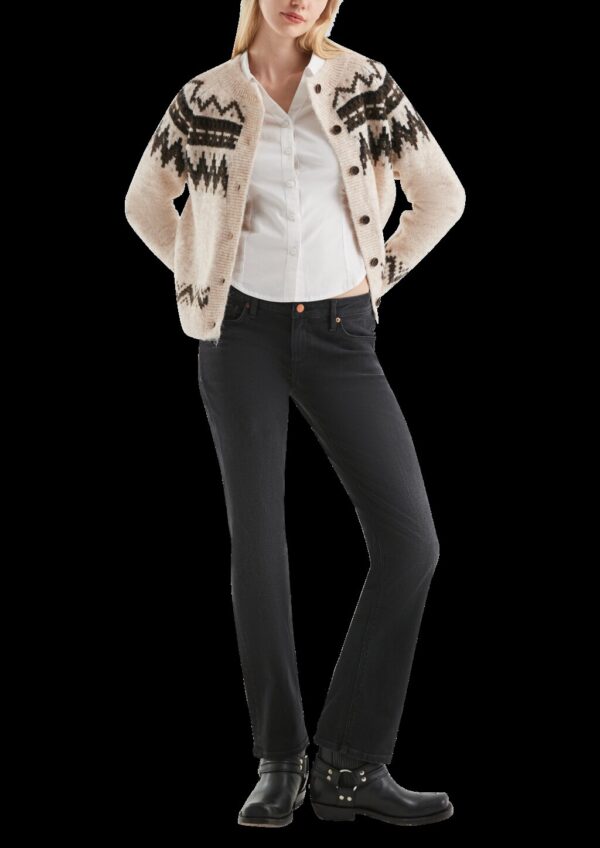 Strickjacke mit Norwegermuster