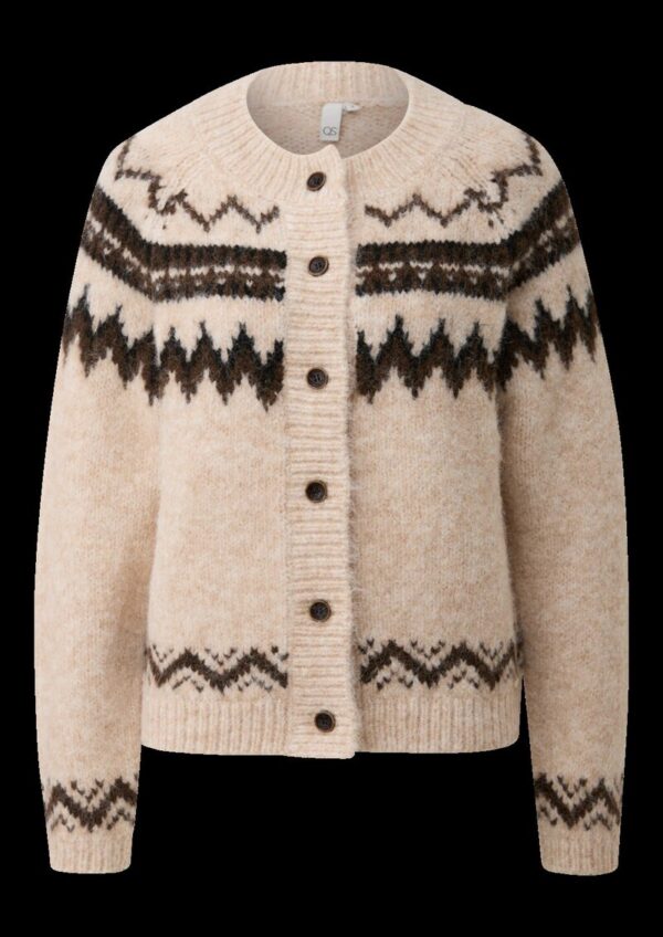 Strickjacke mit Norwegermuster