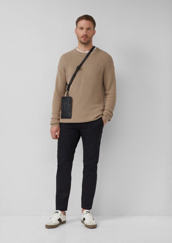 Edle Handy-Tasche aus Leder mit abnehmbarem Tragegurt