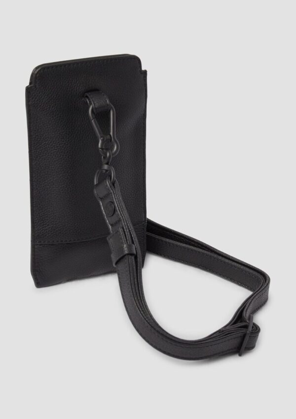 Edle Handy-Tasche aus Leder mit abnehmbarem Tragegurt