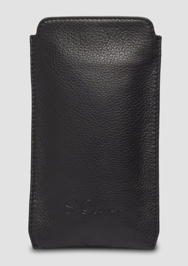 Edle Handy-Tasche aus Leder mit abnehmbarem Tragegurt