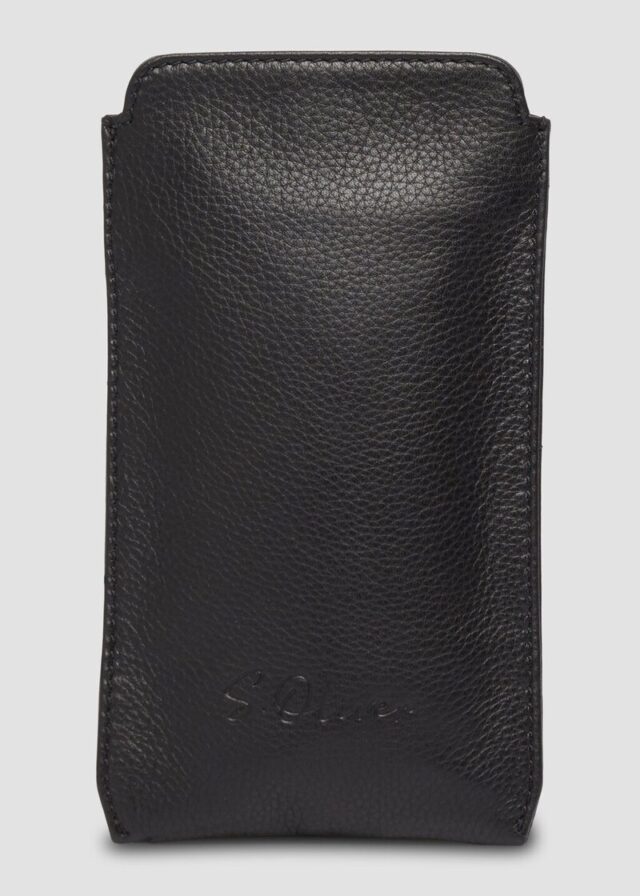 Edle Handy-Tasche aus Leder mit abnehmbarem Tragegurt