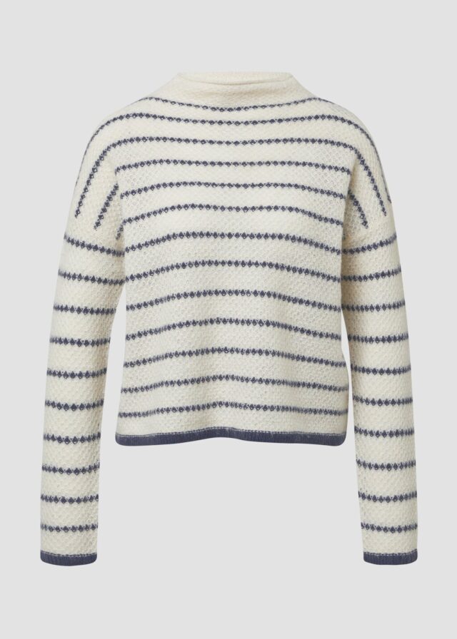 Softer Strickpullover aus Alpakamix