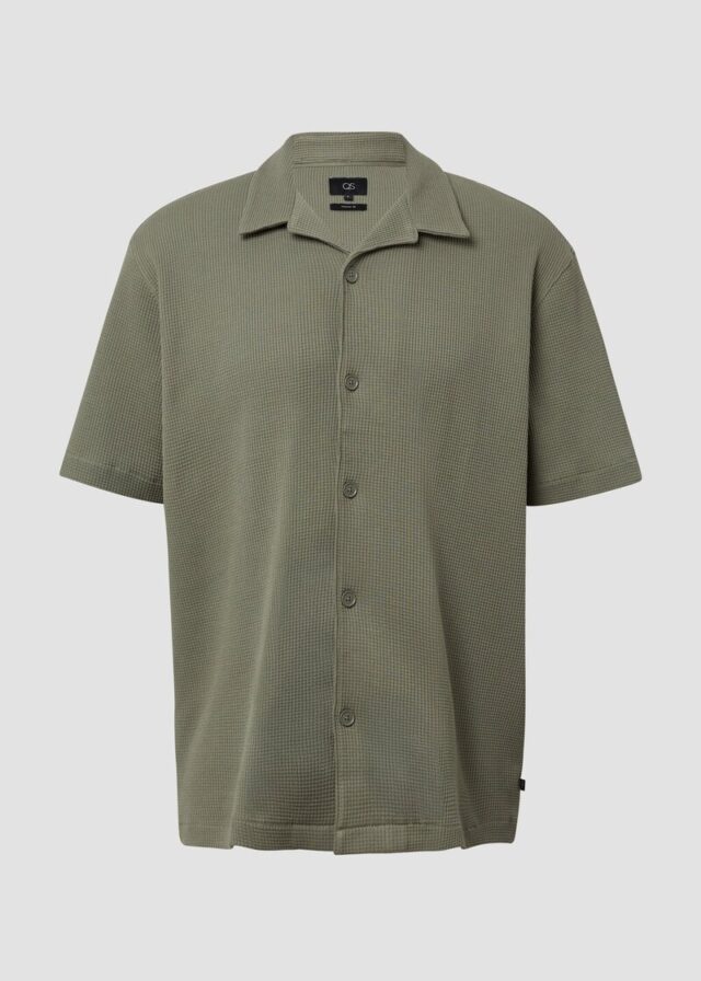 Resort Fit: Hemd aus Waffelpiqué