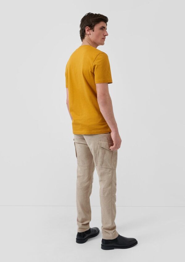 Phoenix: Regular-Fit-Cargo-Hose aus Baumwollflanell