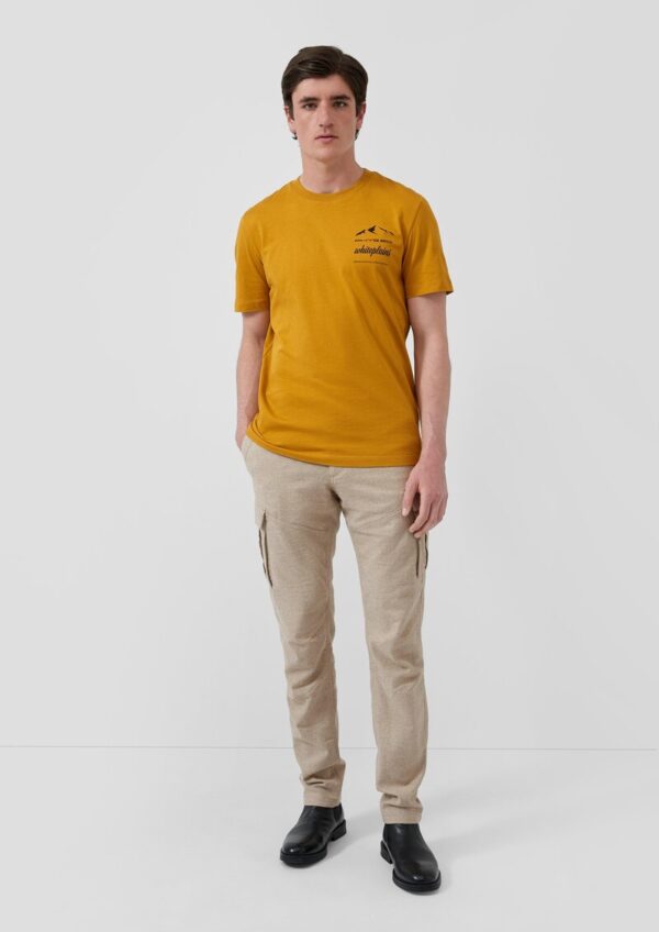 Phoenix: Regular-Fit-Cargo-Hose aus Baumwollflanell