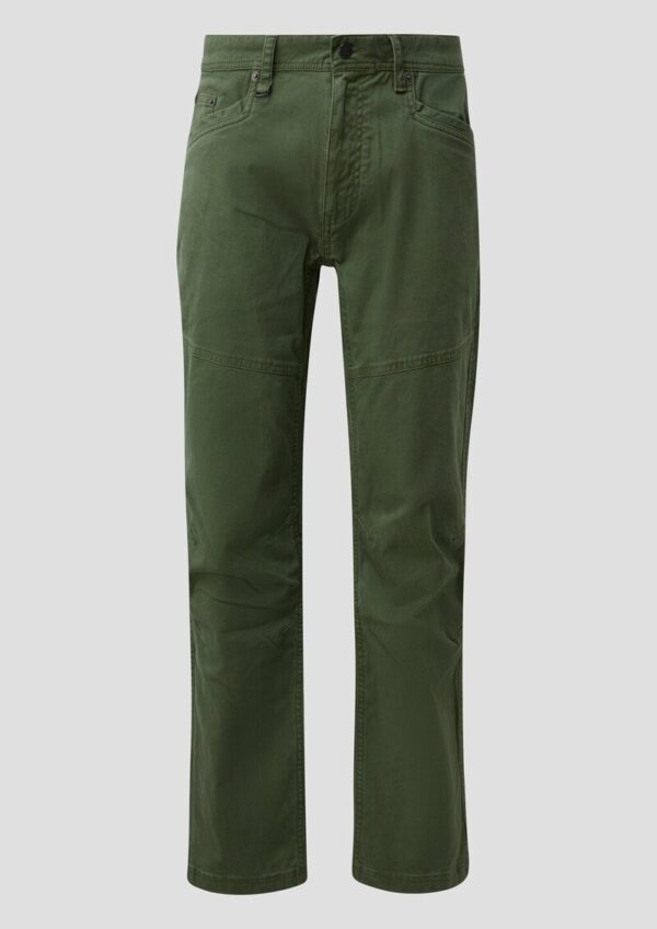 Regular-Fit-Hose aus Baumwollstretch im Workerstyle