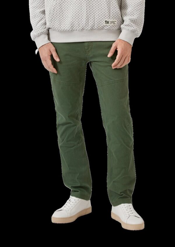 Regular-Fit-Hose aus Baumwollstretch im Workerstyle