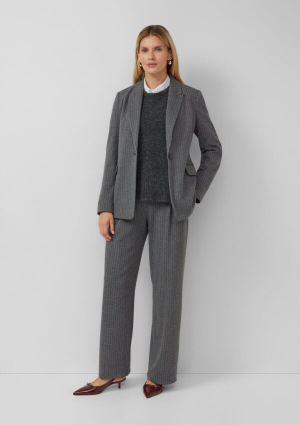 Pullunder aus Bouclé-Strick mit seitlichen Schmuck-Details