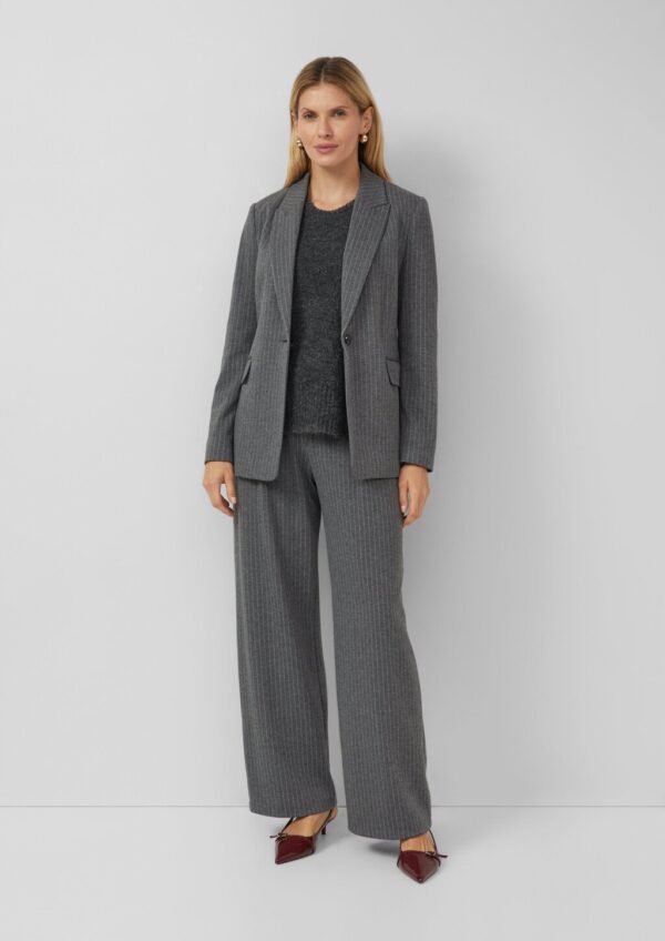 Pullunder aus Bouclé-Strick mit seitlichen Schmuck-Details