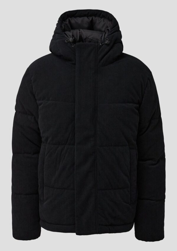 Wattierte Cordjacke mit Steppung