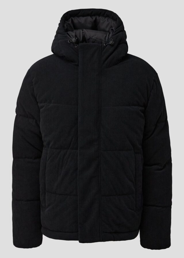 Wattierte Cordjacke mit Steppung