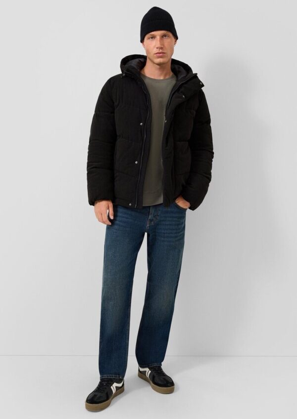 Wattierte Cordjacke mit Steppung