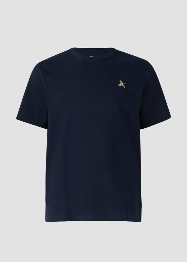 Heavy Jersey T-Shirt mit Stickerei