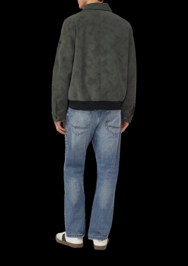 Outdoor-Jacke mit Coating und Metallreißverschluss