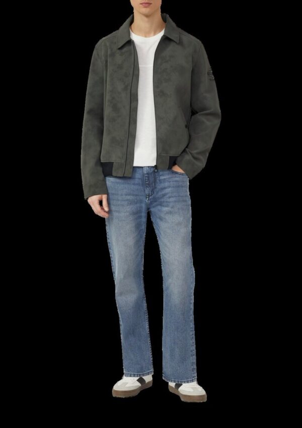 Outdoor-Jacke mit Coating und Metallreißverschluss