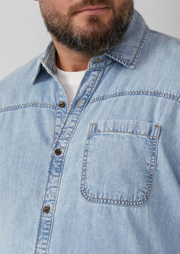Regular Fit: Lässiges Jeanshemd aus Baumwolle