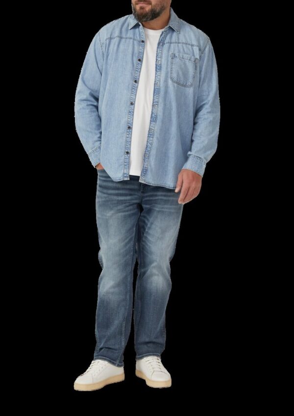Regular Fit: Lässiges Jeanshemd aus Baumwolle
