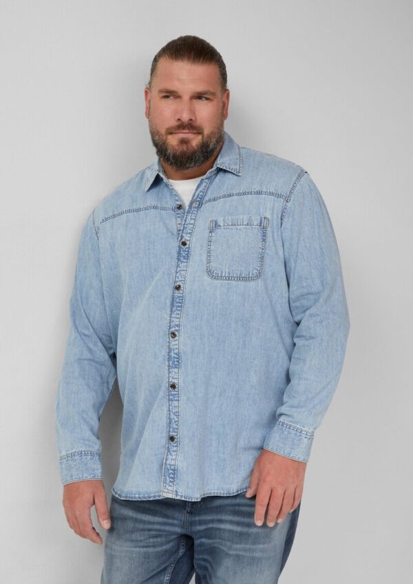 Regular Fit: Lässiges Jeanshemd aus Baumwolle